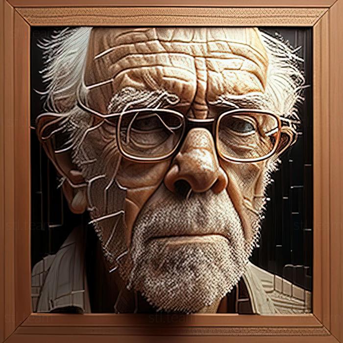 3D model Chuck Close American artist (STL)